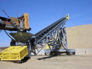 fixed height radial stackers