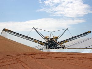 case studies grain stockout conveyor systems